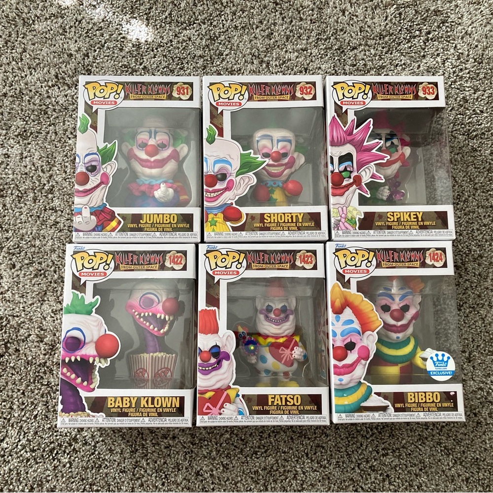 Funko Pop! Jumbo Shorty Spikey Fatso Bibbo Baby Klown 931 932 933 1422 1423 1424